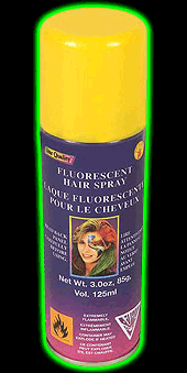 Yellow Color Hair Spray