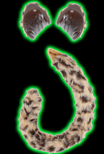 Cheetah Ears & Tail Kit