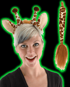 Giraffe Ears & Tail Kit