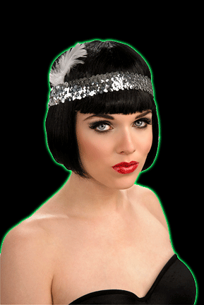 Sequin Flapper Headpiece