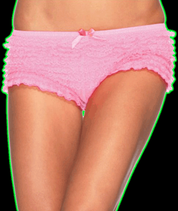 Hot Pink Ruffled Shorts