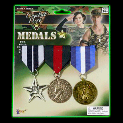 Military Medals - 3 Set