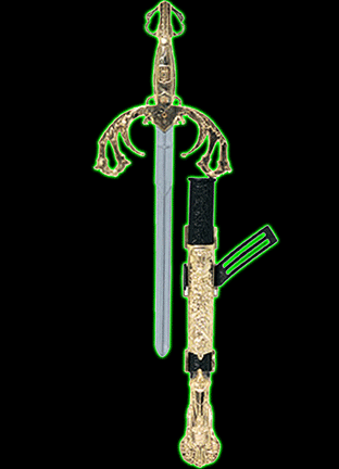Baroque Dagger With Sheath