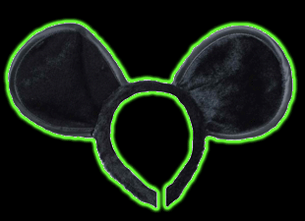 Black Large Mouse Ears