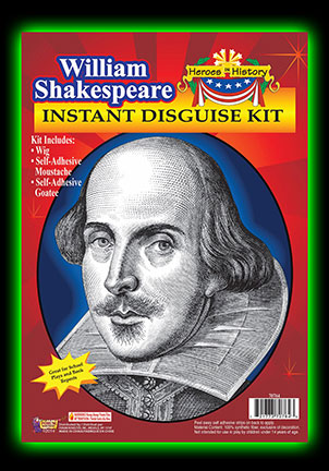 William Shakespeare Instant Costume Kit