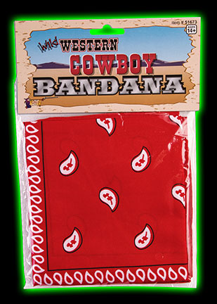 Red Western Cowboy Bandana