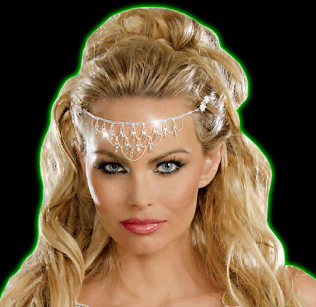 Glittering Rhinestone Headpiece