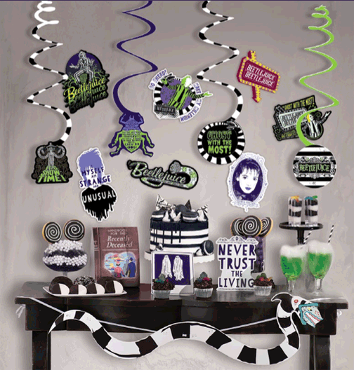 Beetlejuice Paper Room Decorating Kit