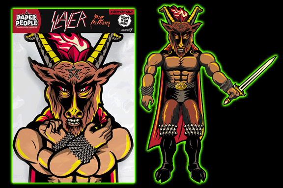 Slayer Vintage Style Paper Halloween Decoration - Minotaur