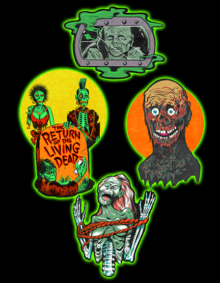 THE RETURN OF THE LIVING DEAD WALL DECOR COLLECTION - SERIES 1