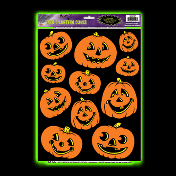 Jack-O-Lantern Clings