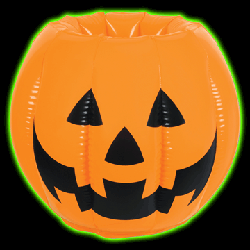 Inflatable Jack-O-Lantern Cooler