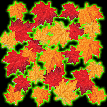 Deluxe Fabric Autumn Leaves