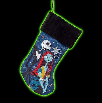 Nightmare Before Christmas Jack & Sally stocking