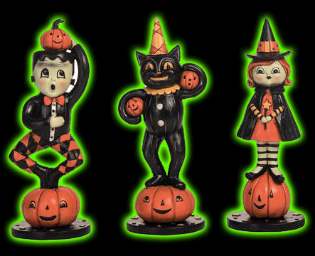 JACK-O-STANDING FIGURES BY JOHANNA PARKER<br>IN-STORE PURCHASE ONLY