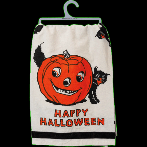 Happy Halloween Vintage Kitchen Towel