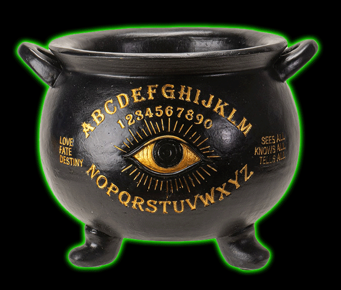 LARGE OUIJA CAULDRON POT