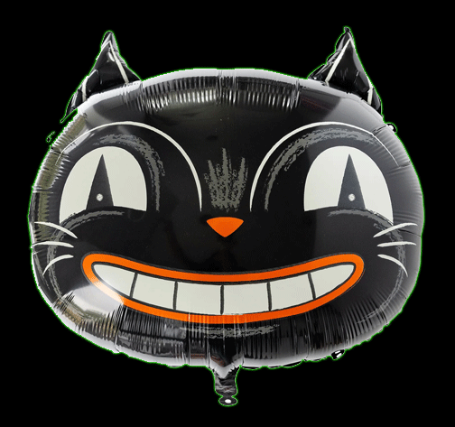 VINTAGE CAT SHAPED MYLAR BALLOON