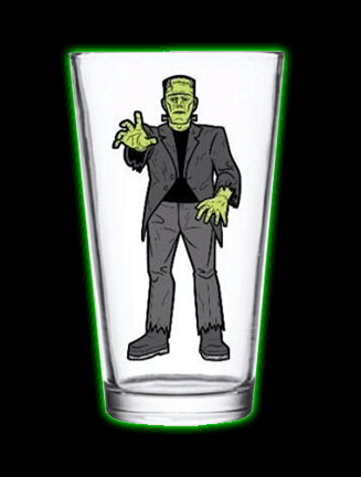 Universal Monsters Frankenstein Pint Glass<br>IN-STORE PURCHASE ONLY