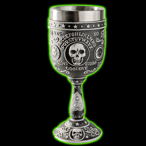 SPIRIT BOARD OUIJA GOBLET