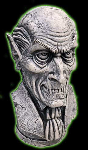 The Count Faux Stone Bust