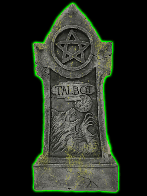 Talbot Werewolf Tombstone