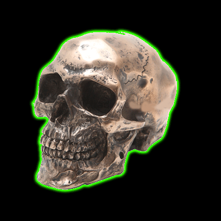 Small Bronze Skull