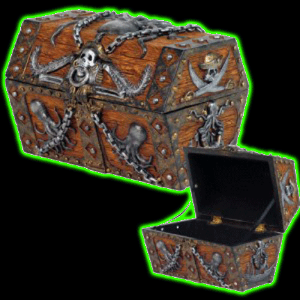 Pirate's Chest Trinket Box