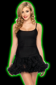Petticoat Dress - Black
