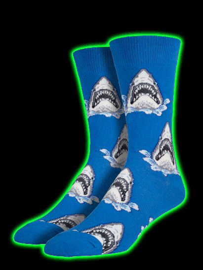 Men's Shark Head Socks