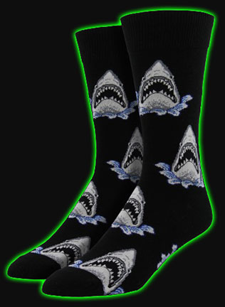 Men's Shark Attack Socks