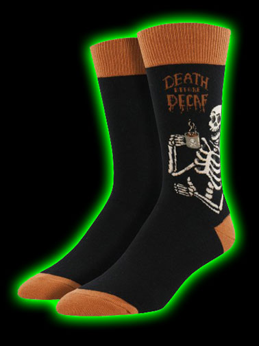 Men's Death Before Decaf Socks