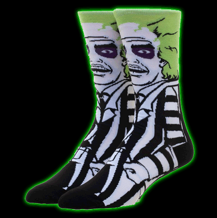 Beetlejuice Character Socks