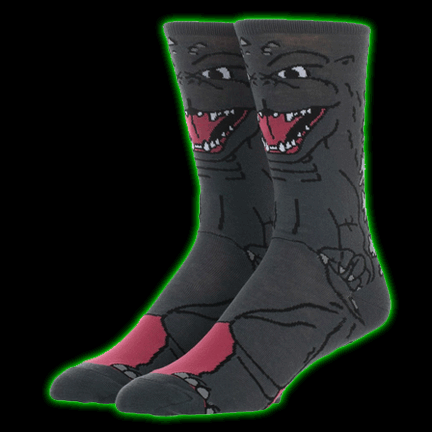 Godzilla Character Socks