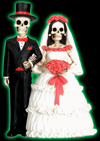 Day Of The Dead Wedding Couple