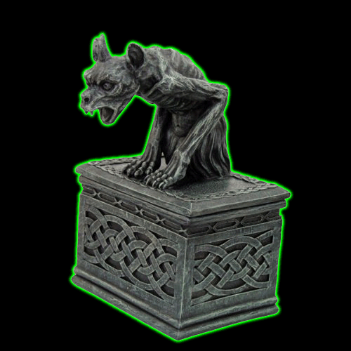 Notre Dame Gargoyle Trinket Box