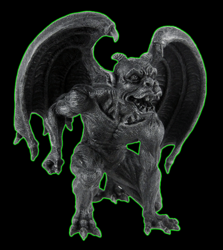 Winged Short Horned Gargoyle Figurine