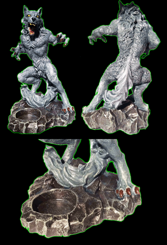 Werewolf Votive Holder Figurine