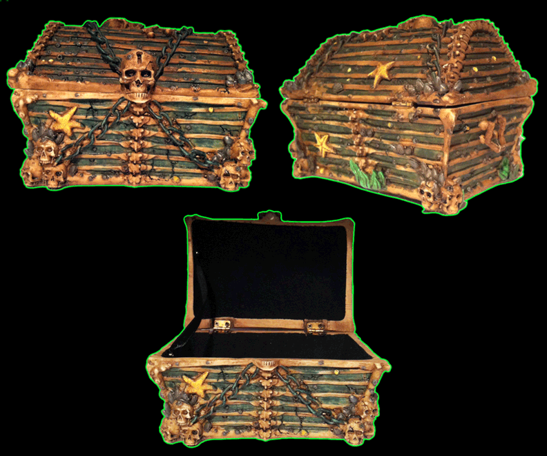 Davey Jones Pirate Chest Trinket Box