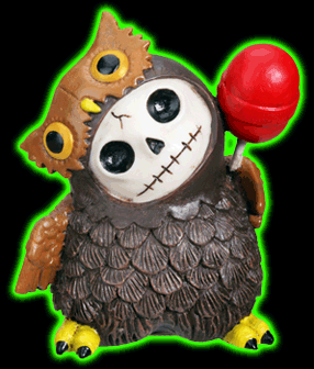 Furrybones Hootie Figurine