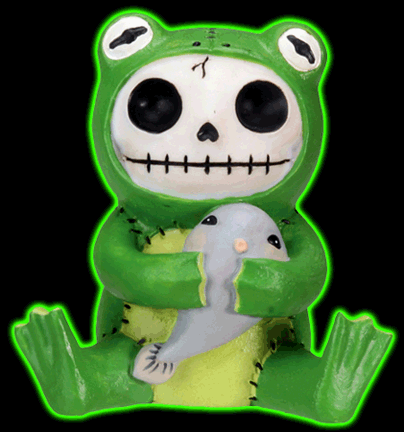 Furrybones Froggie Figurine