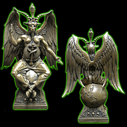 Bronze Baphomet Statue