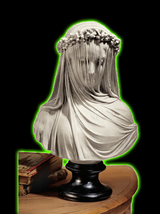 The Veiled Maiden Sculptural Bust