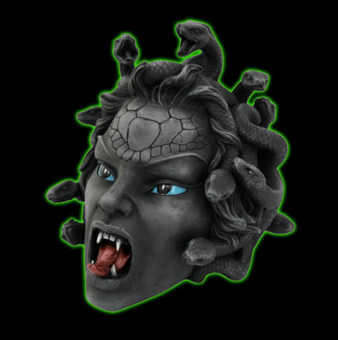 Medusa Head Figurine