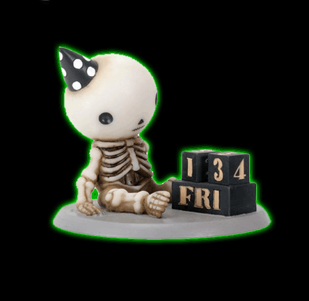 Lucky On His Birthday Figurine