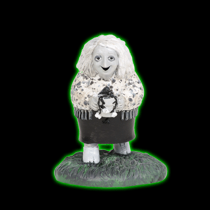 Addams Family Display set- Granny Frump Figurine