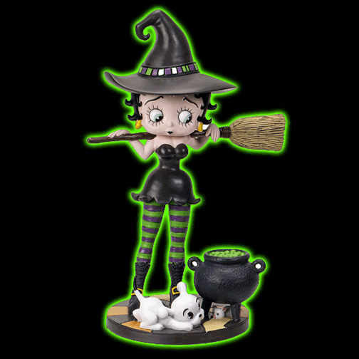 BETTY BOOP WITCH FIGURINE