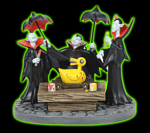 Nightmare Before Christmas Vampire Brothers Prepare Duck Figurine