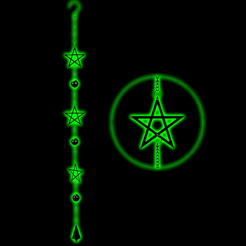 PENTAGRAM HANGING DECORATION