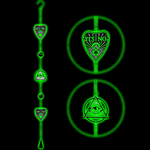 PLANCHETTE HANGING DECORATION